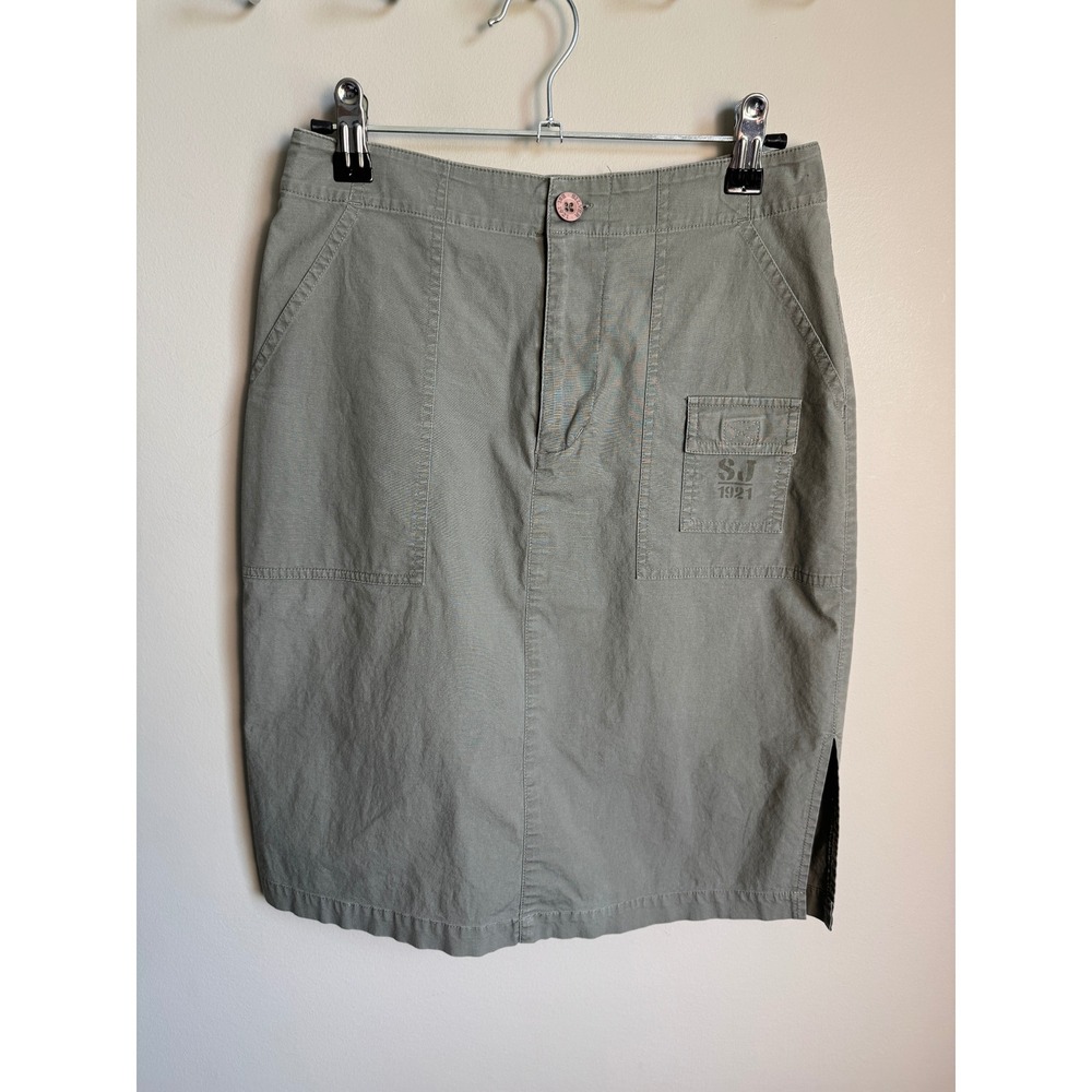 Silver Womens Sage Cargo Utility Skirt 3 Vintage Y2K Gorpcore Streetwear Indie